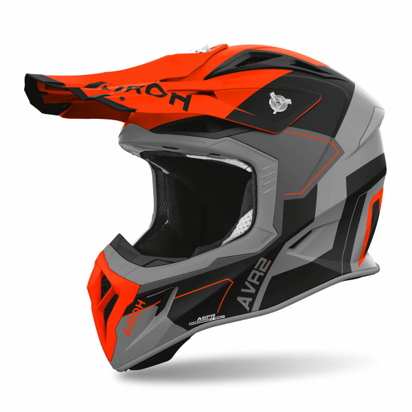 Cască Motocross Airoh Aviator Ace 2 Shield Orange Matt, 2, nordicamoto.ro