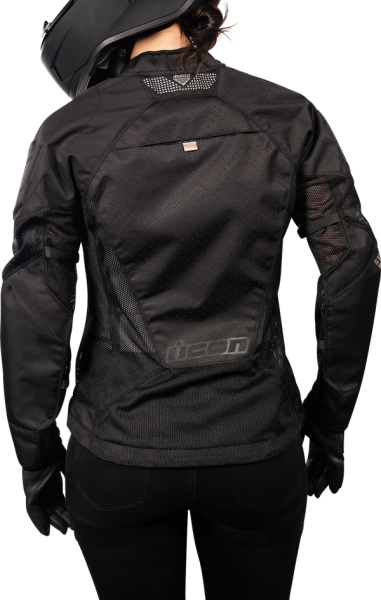 Women's Mesh Af Jacket Black -3