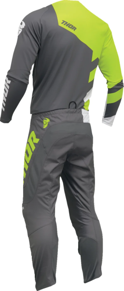 Tricou Thor Sector Checker Gray/Green-0