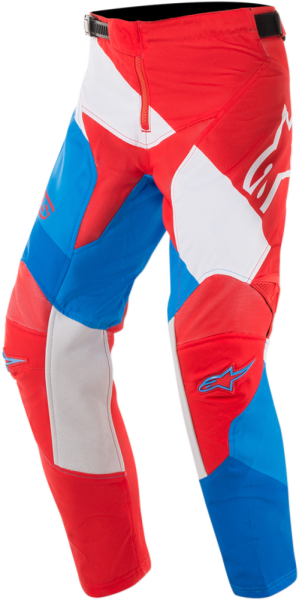 Pantaloni Copii Alpinestar Racer Venom Red White Blue