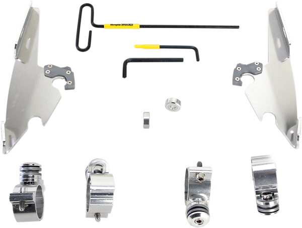 Batwing Fairing Trigger-lock Mounting Kit Silver, 1, nordicamoto.ro