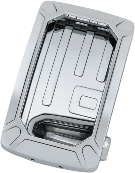 Nova Curved License Plate Mount Chrome, 1, nordicamoto.ro