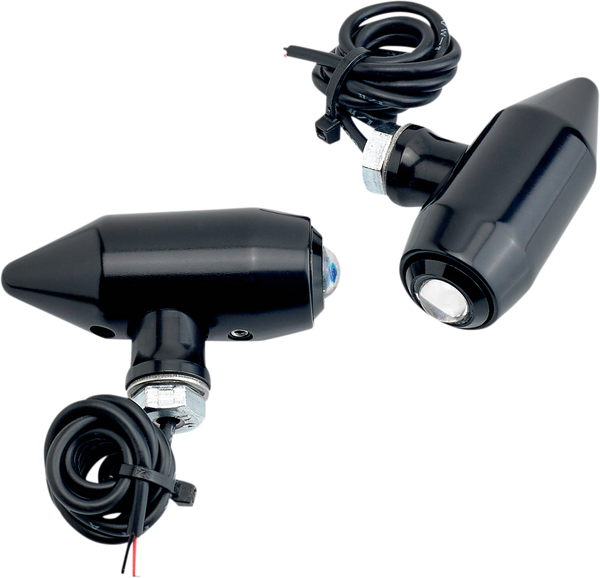 Vega Led Center Mount Turn Signals/marker Lights Black, 1, nordicamoto.ro