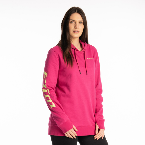 Hanorac Dana Klim Mariposa Long Pullover Cyaneus - White-29