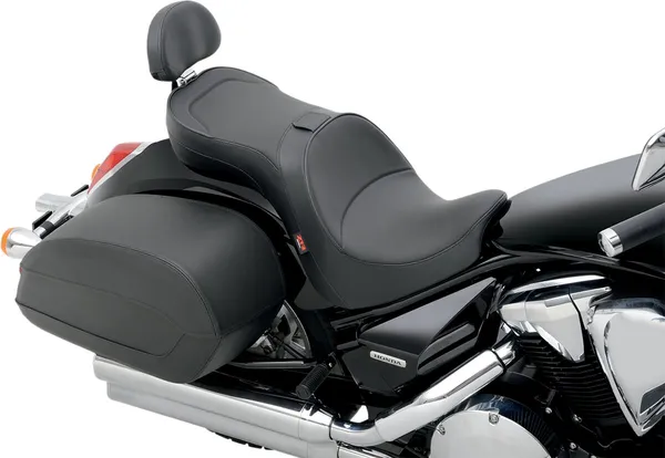 Low-profile Touring Seat With Ez Glide Ii Backrest Option Black-2