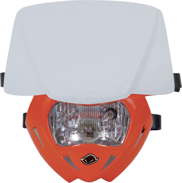 Complete Panther Headlight Orange, White -0