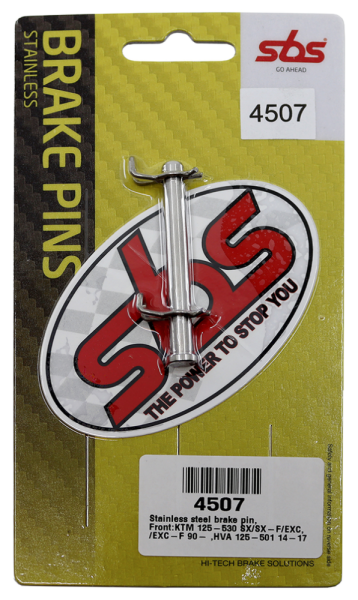 Brake Pad Pins Silver, Stainless Steel, 1, nordicamoto.ro
