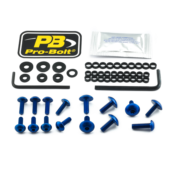 Fairing Bolt Kit For Ducati Blue, 1, nordicamoto.ro