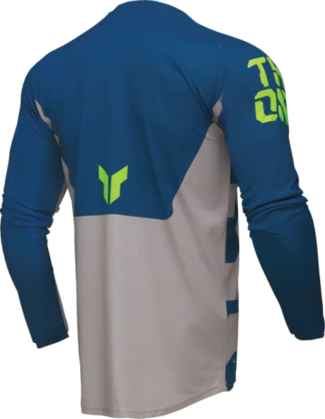 Tricou Enduro Thor Launchmode Forge Blue-2