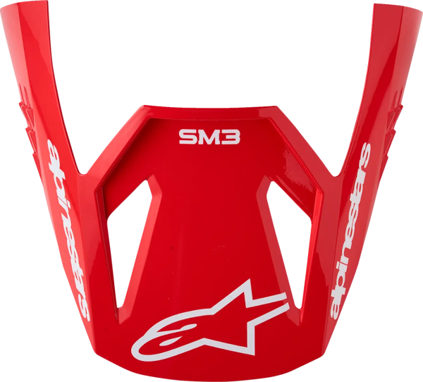 Cozoroc Casca Alpinestars SM3 Radium Rosu/Alb, 1, nordicamoto.ro