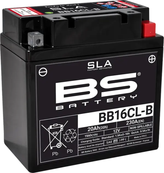 Sla Factory-activated Agm Maintenance-free Batteries Black-2