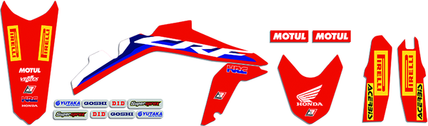 Blackbird Racing Replica Team Honda Hrc 2020 Graphics Kit Red, 2, nordicamoto.ro