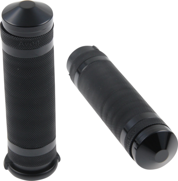 Hand Grips Black, Powder-coated, 2, nordicamoto.ro
