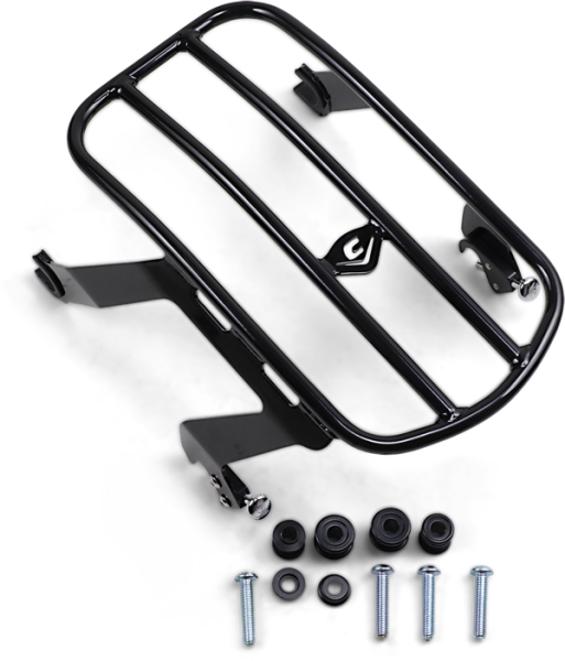 Detachable Solo Luggage Rack Black, 1, nordicamoto.ro