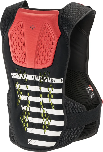 Armura Alpinestars Sequence Chest Protector Black/Red/White M/L, 3, nordicamoto.ro