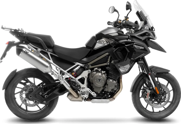 Tobă de eșapament LeoVince LV-14 Titanium Slip-On pentru Triumph Tiger 1200, 2, nordicamoto.ro
