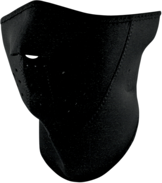 3-panel Neoprene Half Mask Black, 2, nordicamoto.ro