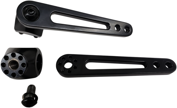 Adjustable Highway Peg Mount Black, 1, nordicamoto.ro