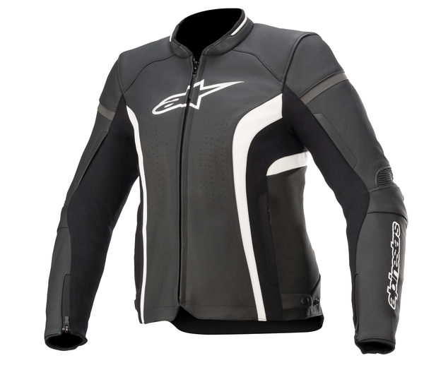 Womens Stella Kira V2 Leather Riding Jacket Black 12, 3, nordicamoto.ro