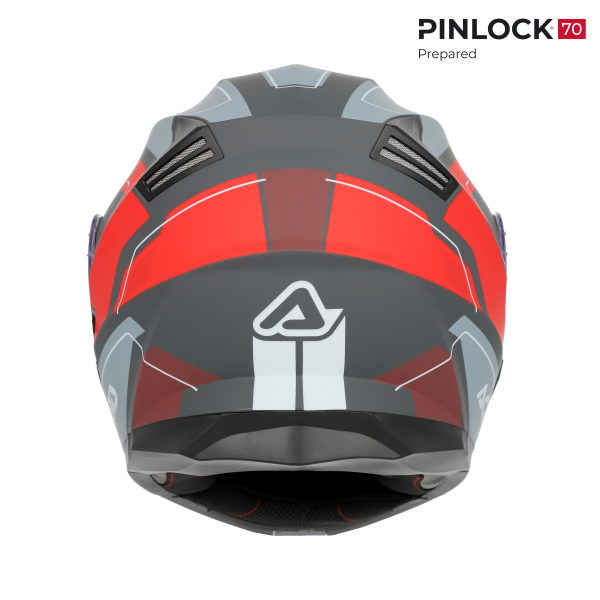 Casca Acerbis Serel 22.06 Grey/Red-8