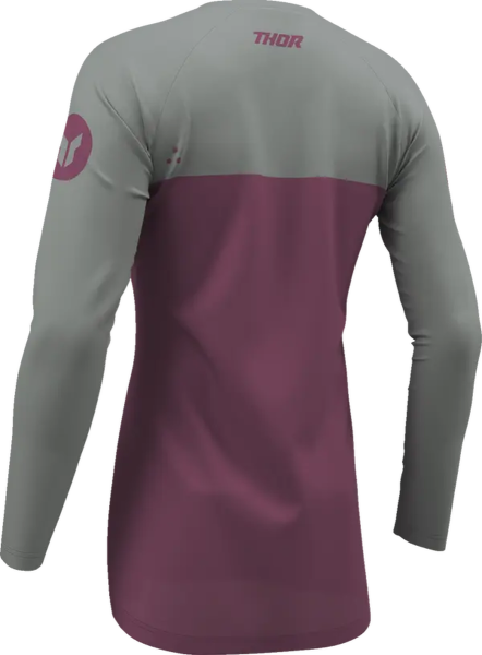 Womens Ridemode Menace Jersey Gray, Purple -2