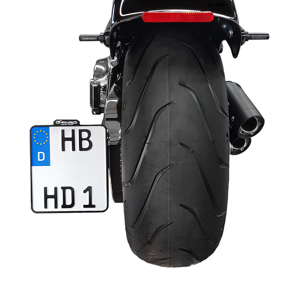 License Plate Side Mounts White, 1, nordicamoto.ro