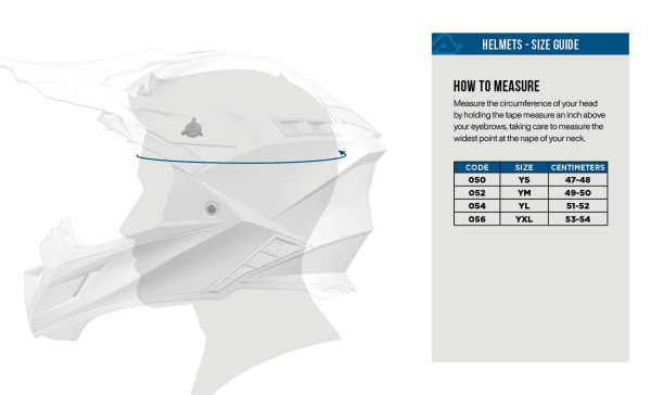 Casca Copii Acerbis Profile Rosu/Negru T56-7