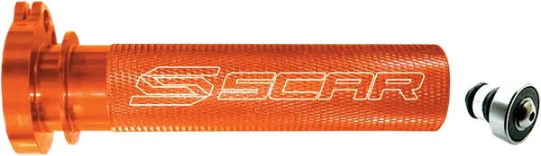 Motocross Aluminum Throttle Tube With Bearing Orange