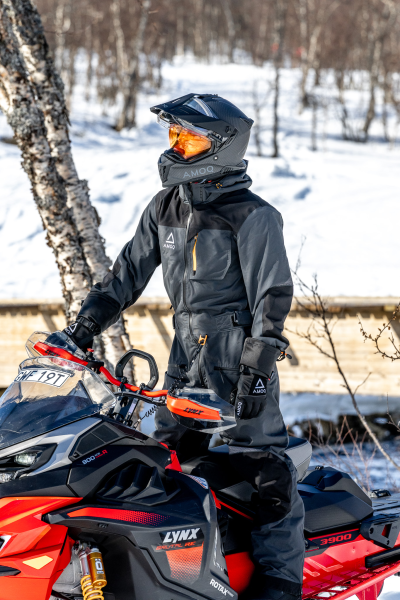 AMOQ Rocket V3 Monosuit Dk Grey/Black/Yellow XS-0