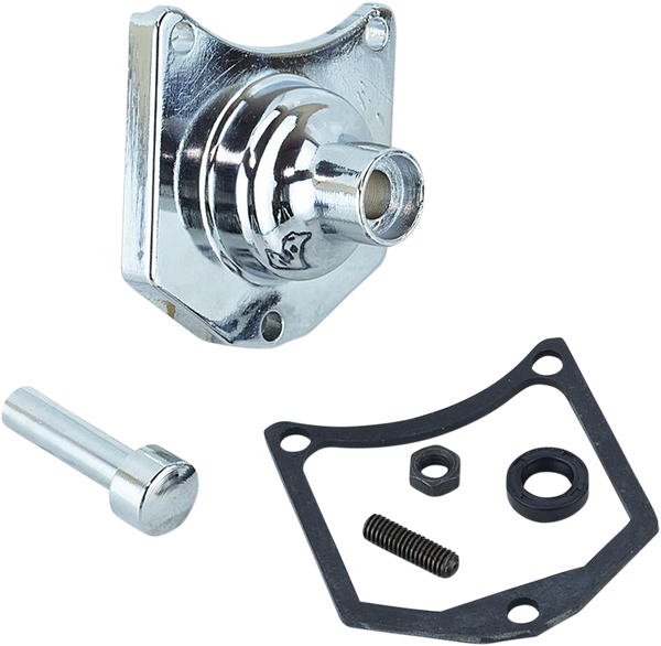Solenoid End Cover/starter Button Chrome, 1, nordicamoto.ro