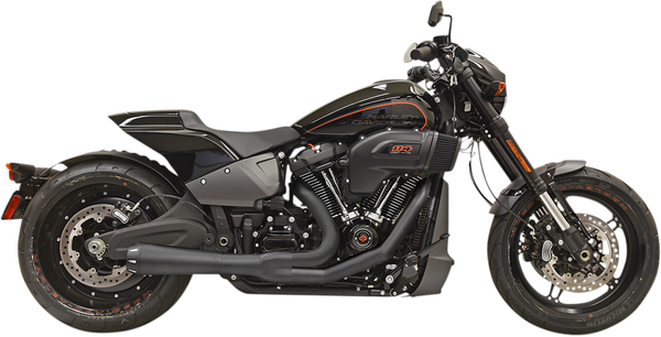 Road Rage 2:1 Softail Exhaust Black, 1, nordicamoto.ro