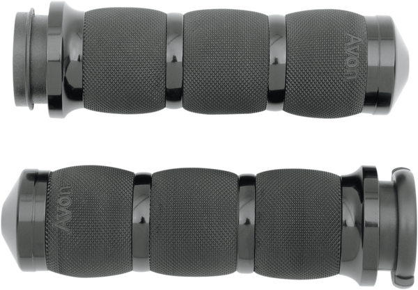 3-ring Air Cushioned Grips Black, 1, nordicamoto.ro