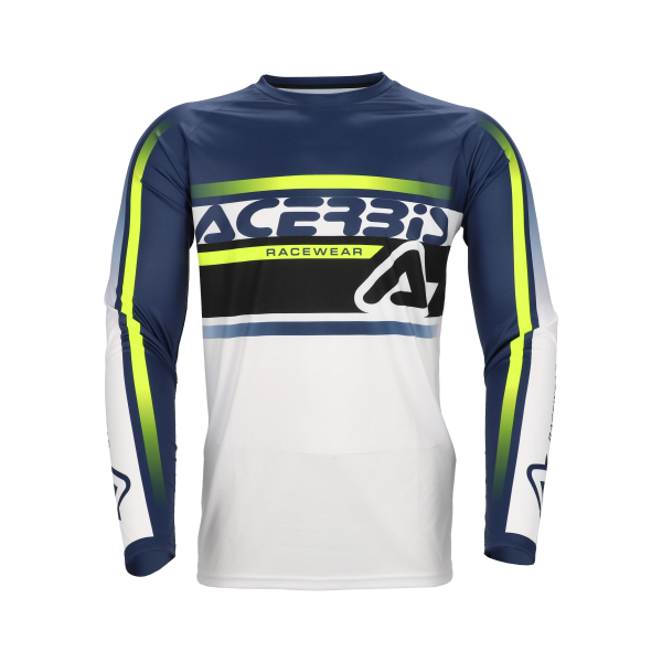 Tricou Acerbis Linear Lugo Albastru/Galben XXXL-3