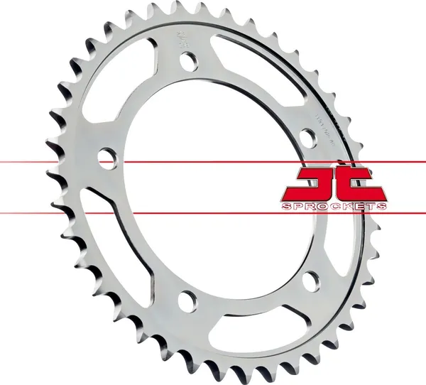 JT SPROCKETS Steel Rear Sprocket Natural -1