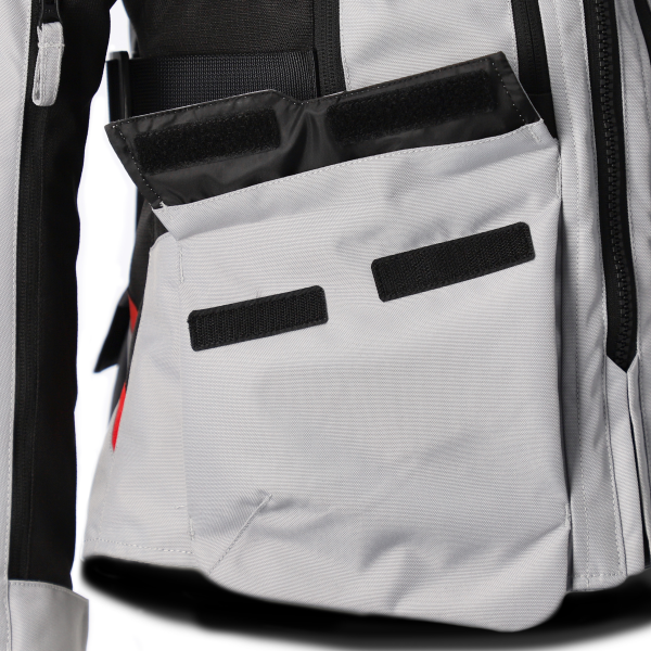 Geaca Dama Acerbis CE X-Rover Gri/Rosu XS, 10, nordicamoto.ro