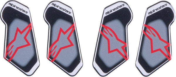 Set Stickere Înlocuire Alpinestars RK-7 Hinge Cover Black/Gray/Red