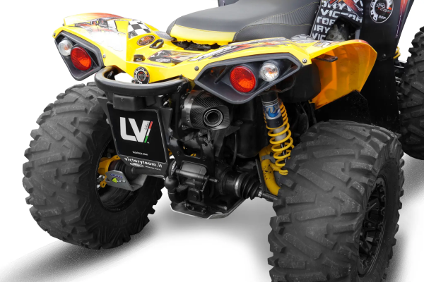 Tobă de eșapament LeoVince LV One Evo Slip-On pentru Can-Am Renegade 1000 G2 G3 2012-2024, 3, nordicamoto.ro