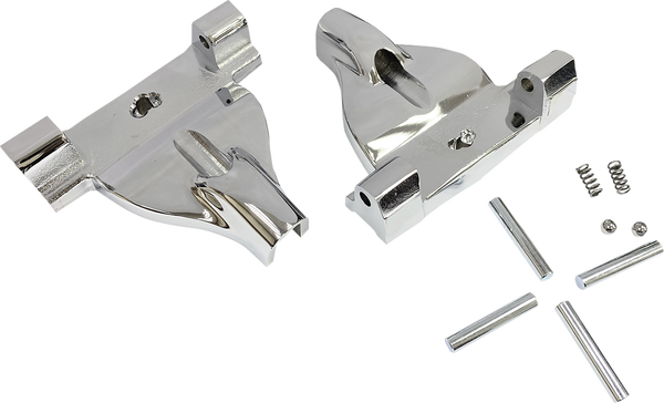 Passenger Floorboard Mount Silver, 2, nordicamoto.ro