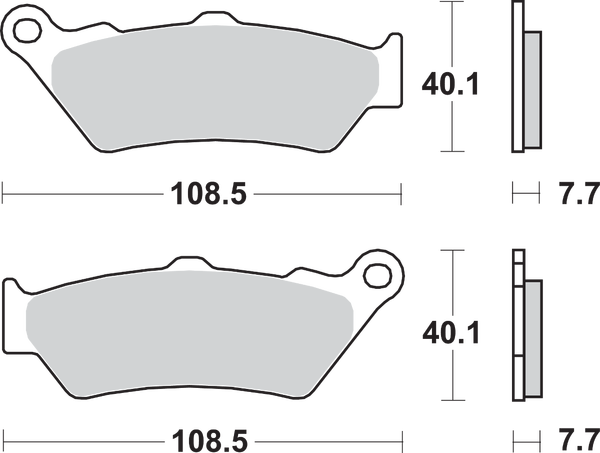 Ls Street Excel Sintered Rear Brake Pads, 1, nordicamoto.ro