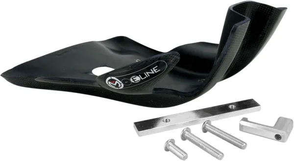 MOOSE RACING Carbon Fiber Skid Plate Black -1