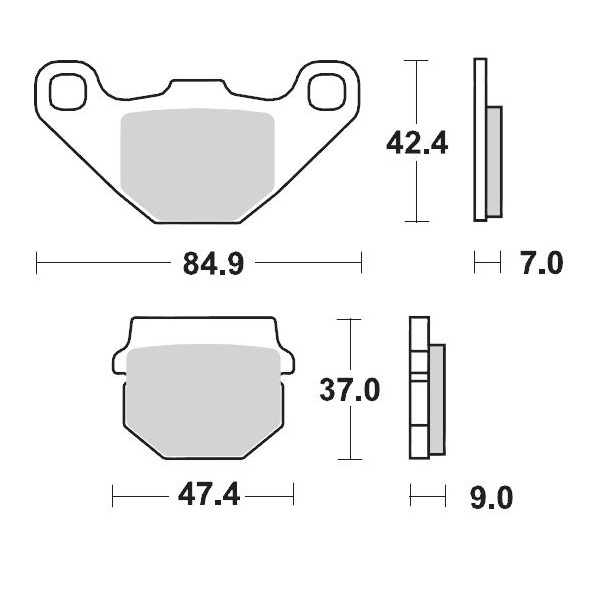 Racing Brake Pads Offroad 