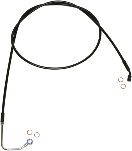 Xr Stainless Upper Brake Line Black Oversize [+102 mm (4'')], 1, nordicamoto.ro