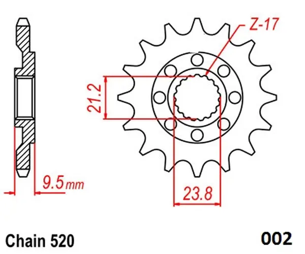 Steel Ultralight Front Sprocket Natural-1
