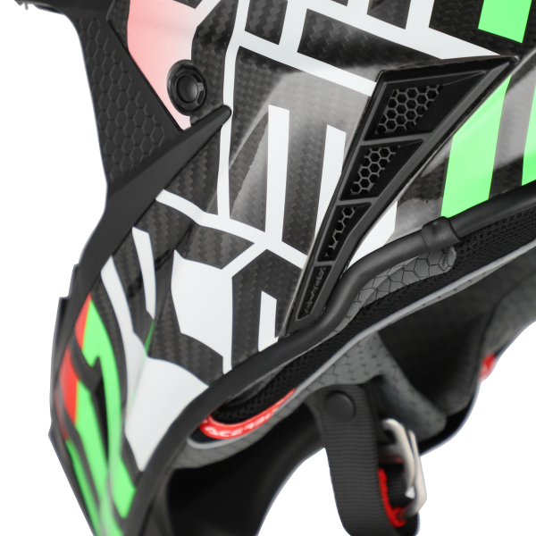 Casca Acerbis Steel Carbon 22-06 Verde/Rosu XXL-2
