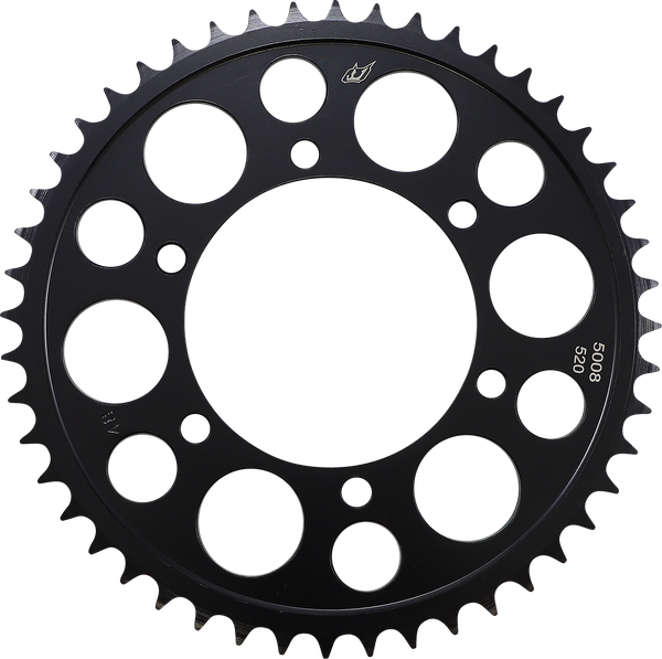Lightweight Steel Sprocket Black, Zinc, 1, nordicamoto.ro