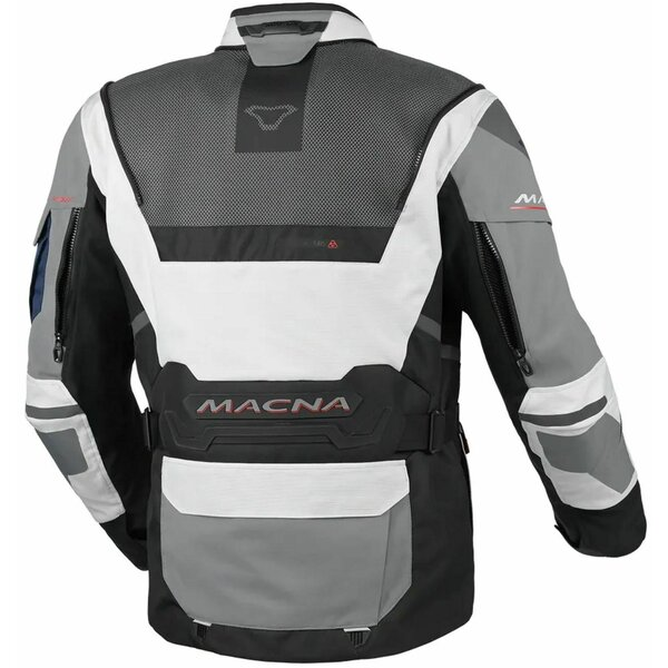 Geaca textil impermeabila touring/adventure MACNA FLEXODUS S Gri/Negru, 22, nordicamoto.ro
