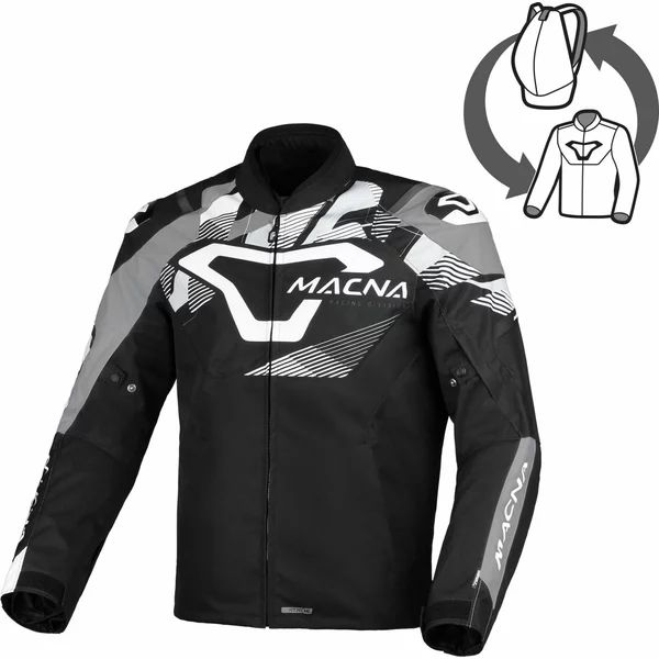 Geaca textil impermeabila MACNA ADMYRE 3XL Negru/Rosu, 7, nordicamoto.ro