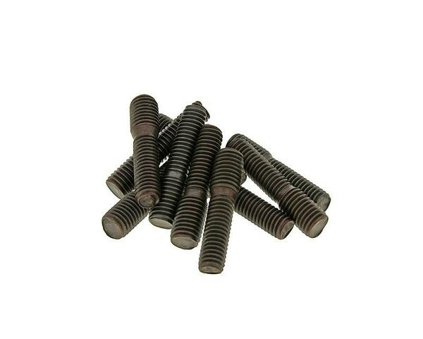 Exhaust Stud Bolts Black, 2, nordicamoto.ro