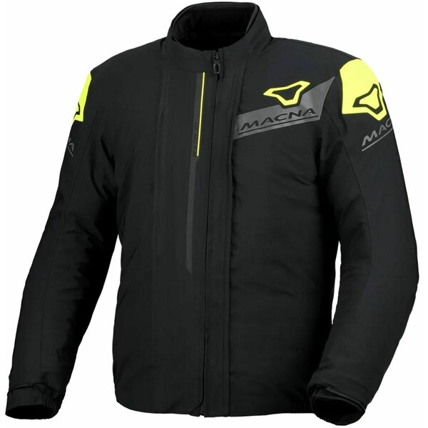 Geaca textil impermeabila touring/adventure MACNA FLEXODUS Night Eye™ S Negru Night Eye/Galben fluo, 3, nordicamoto.ro