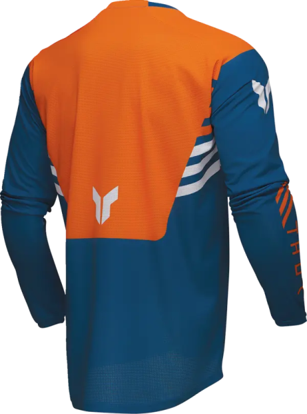 Tricou Enduro Thor Launchmode Zone Blue-2